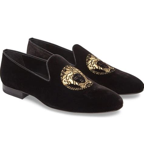 versace velvet loafers red|versace tribute loafers.